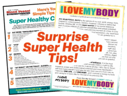 Super Health Tips Graphic Super Health Tips Graphic